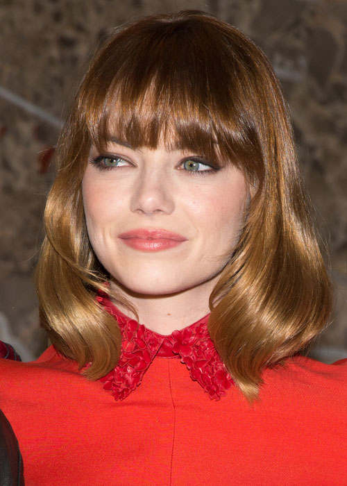 Pony-Frisur von Emma Stone