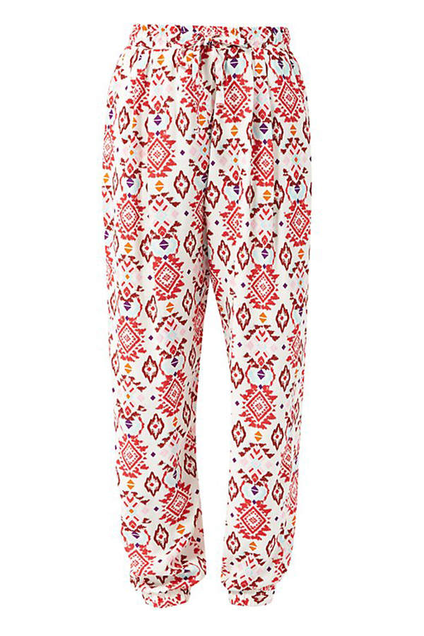 Musterhose mit Ethno-Print von New Look