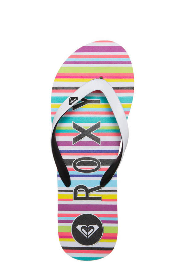 Gestreifte Flip Flops von Roxy