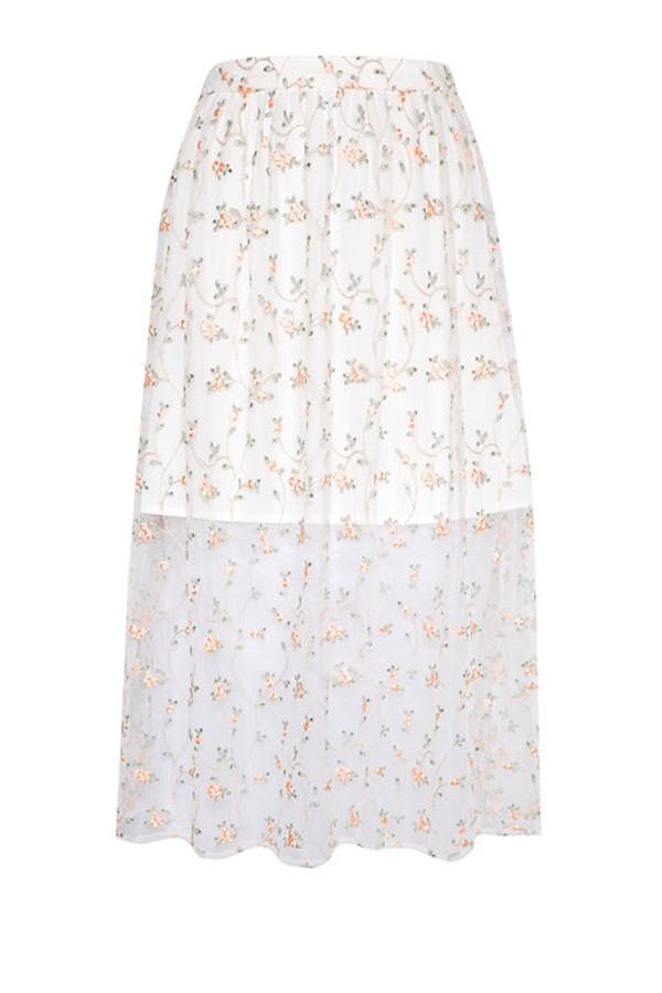 Rock mit Blumen von New Look