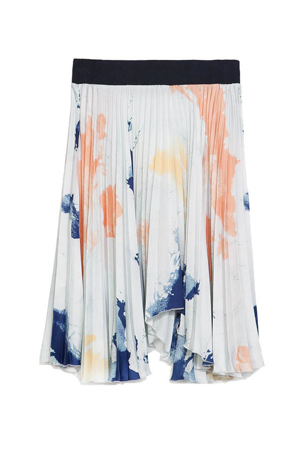 Rock mit Farbspritzer-Print von Zara