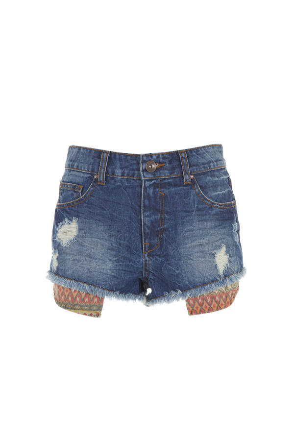 Hot Pants mit bunten Taschen von Primark