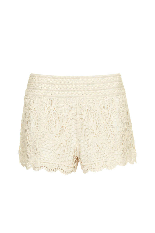 Häkelshorts von Topshop.com