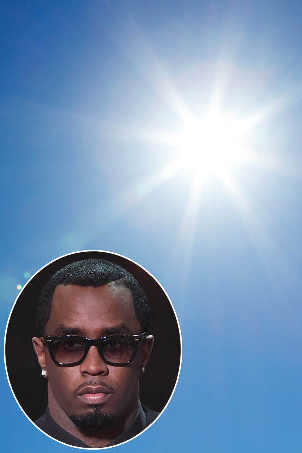 P. Diddy: Schirmhalter-Allüre
