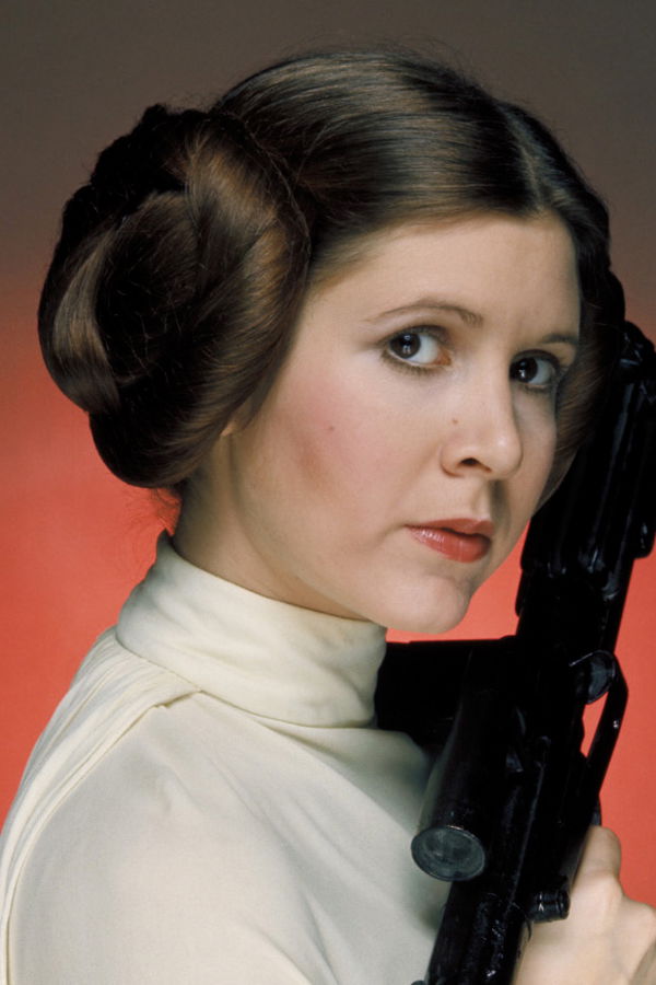 Filmfrisur von Prinzessin Leia ("Star Wars")