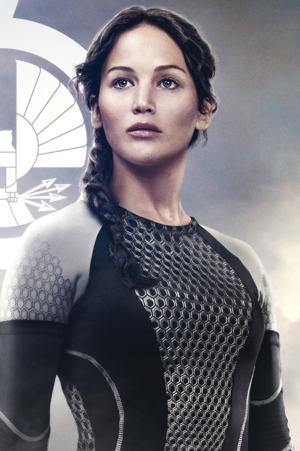 Filmfrisur von Jennifer Lawrence in "Hunger Games"