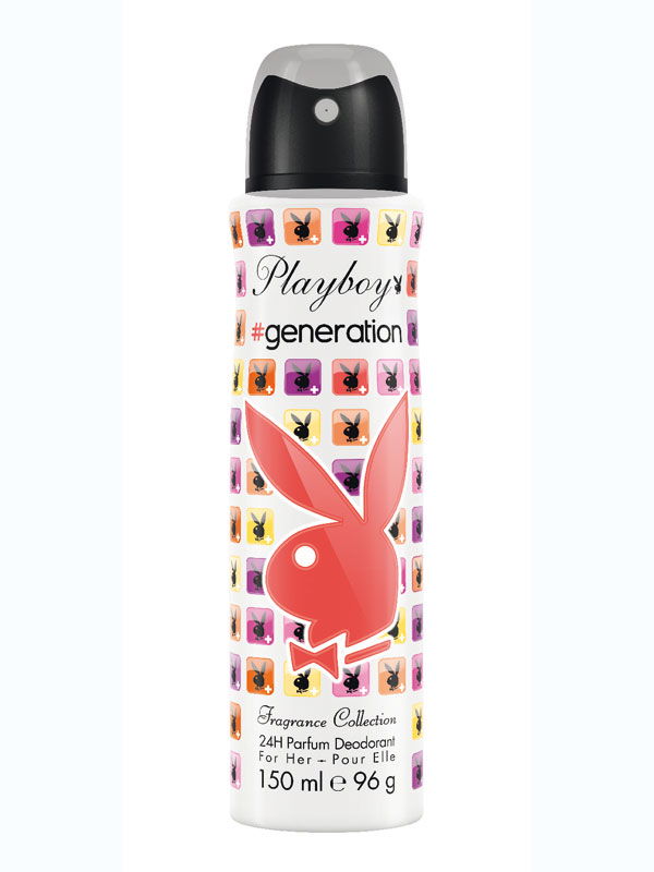 Ohne Aluminium: Body Spray Playboy #generation