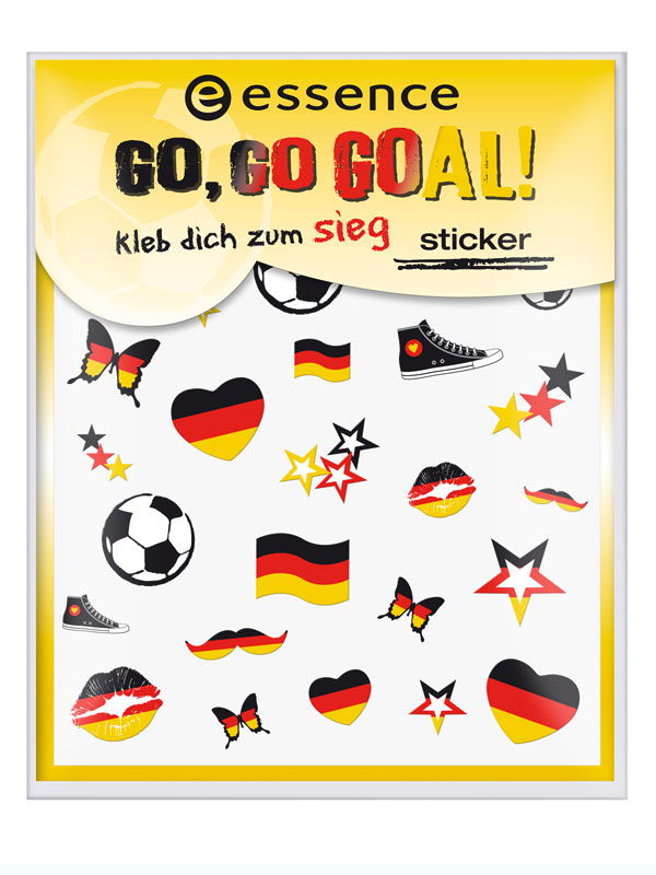 essence go go goal – sticker