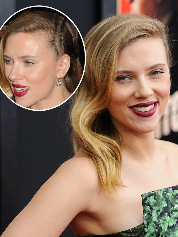 Scarlett Johansson mit Fake-Sidecut