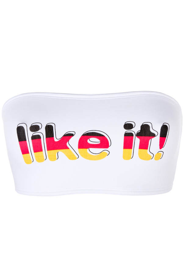 Tube-Top mit Deutschlandfarben von Like It!