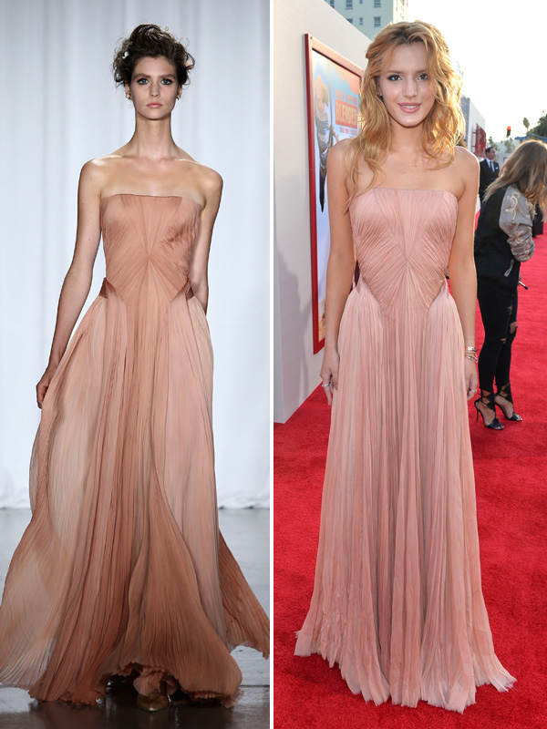 Bella Thorne in Zac Posen