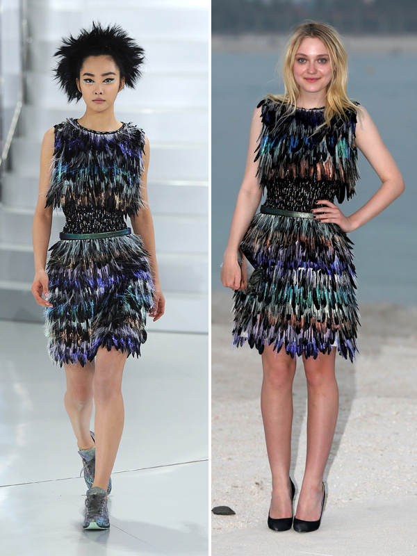 Dakota Fanning in Chanel Couture