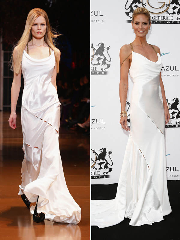 Heidi Klum in Versace
