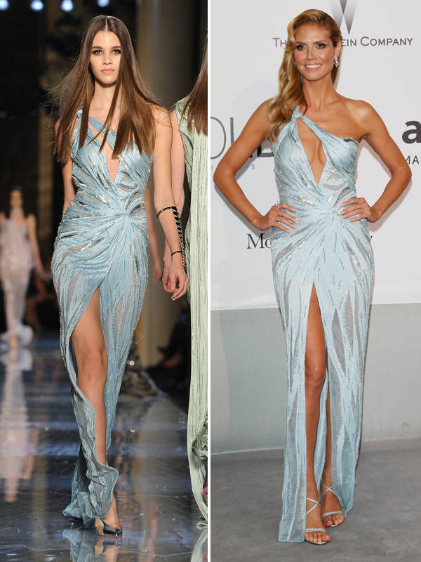 Heidi Klum in Atelier Versace