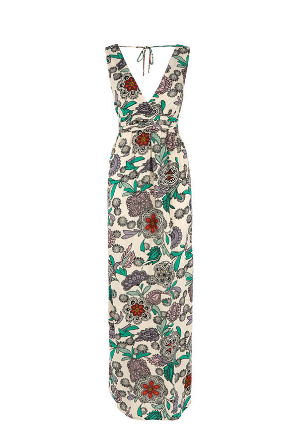 Geblümtes Maxikleid von Warehouse