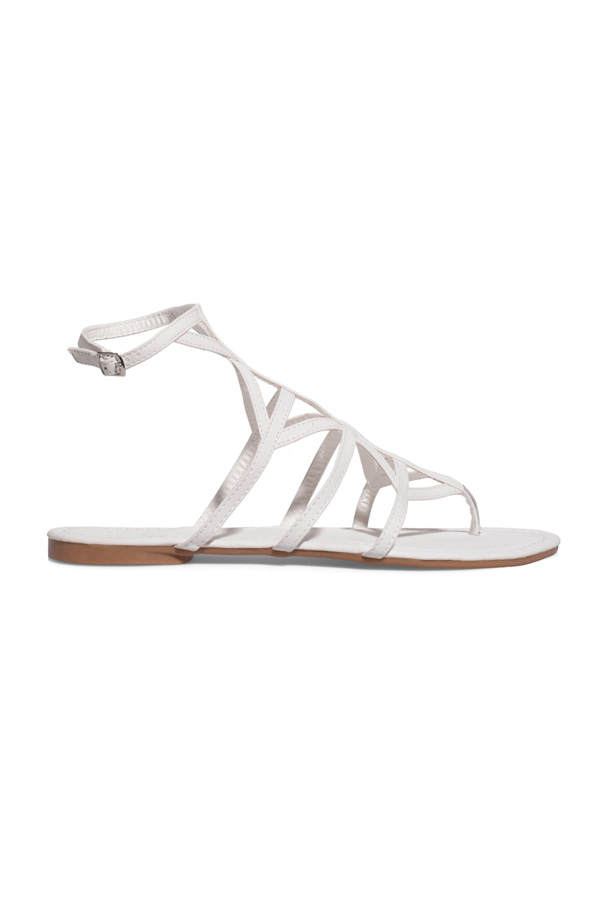 Weiße Römersandalen von New Yorker