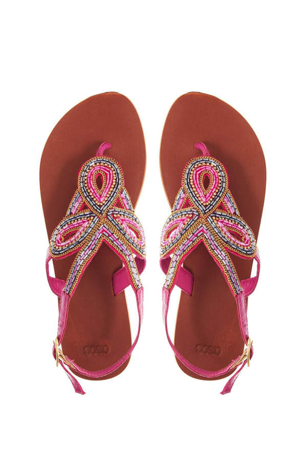Bunte Sandalen von Asos.de
