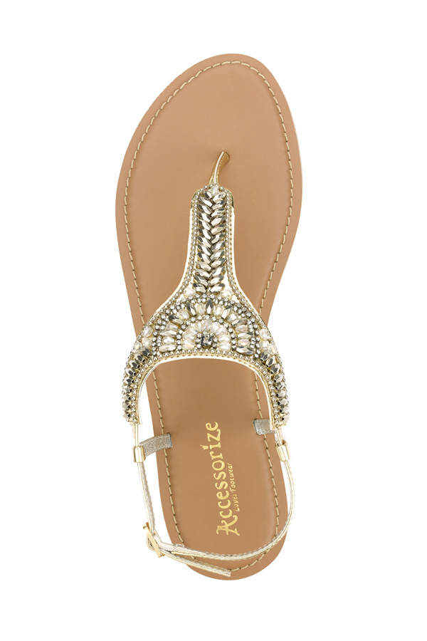 Glitzer Sandalen von Accessorize