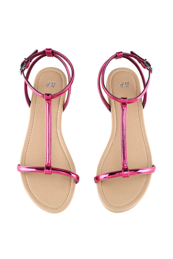 Pinke Sandalen von H&M