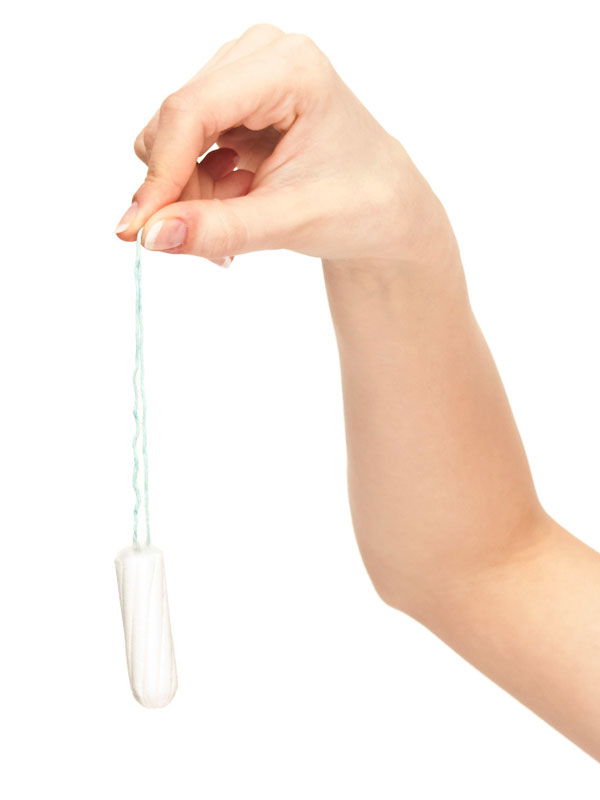 Tampon ins Klo werfen?