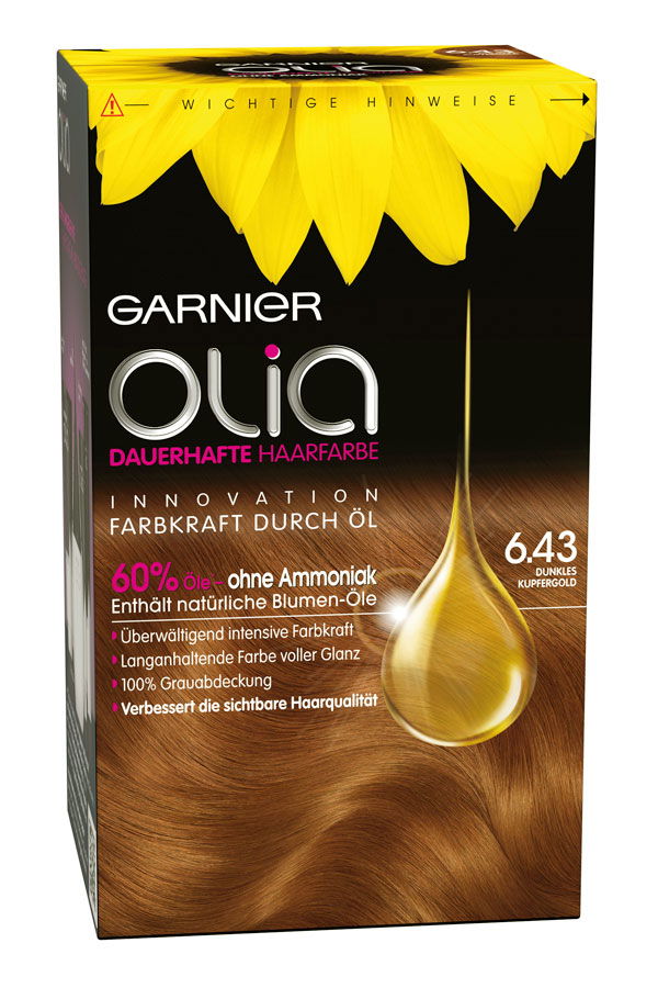 Garnier Olia Dunkles Kupfergold