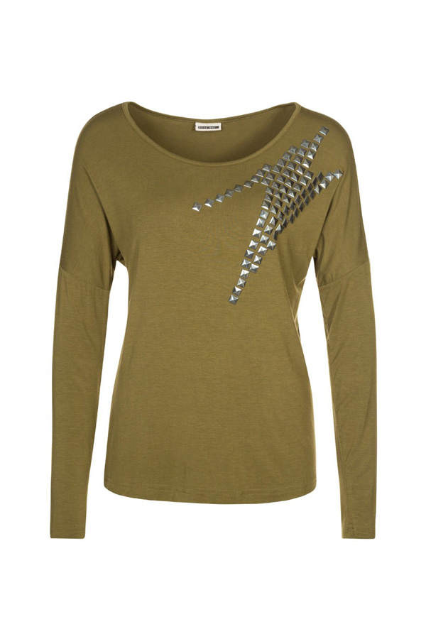 Longsleeves mit Nieten von Noisy May