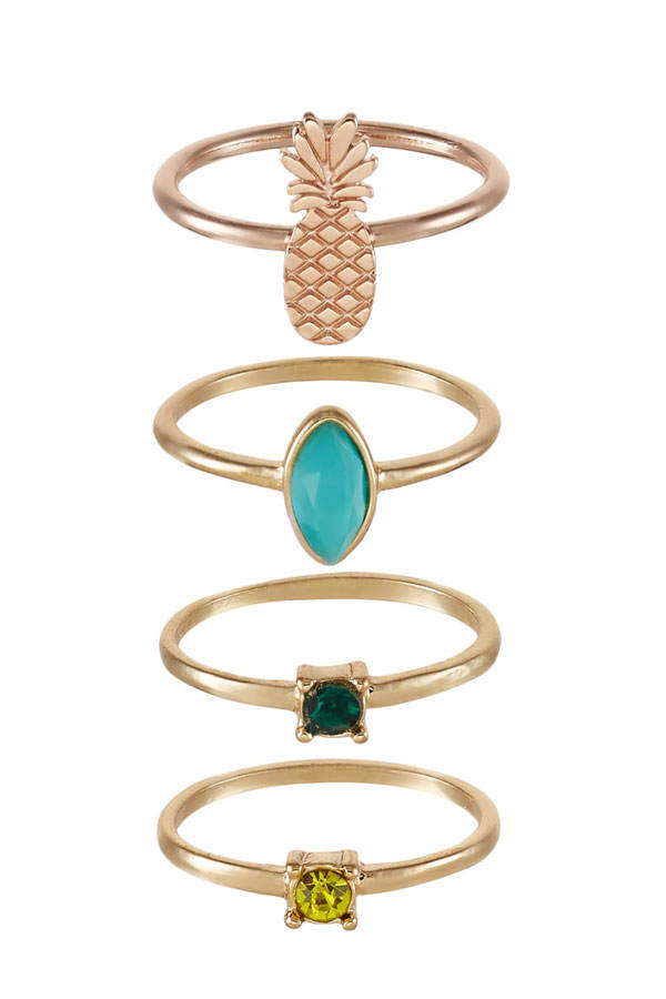 Ananas-Ring von Topshop