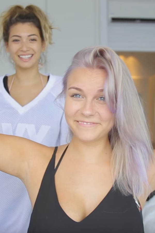 Dagi: Haare in Pastell-Lila
