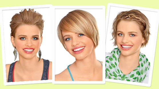 Ein Schnitt - sieben Frisuren!