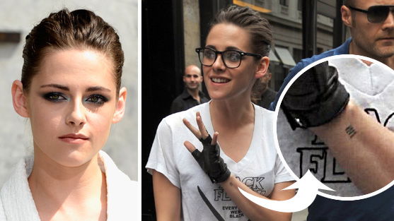 Was bedeuten Kristen Stewarts neue Tattoos?