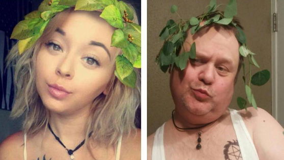 Vater verarscht die Selfies seiner Tochter