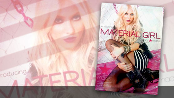 Taylor Momsen: Model für "Material Girl"