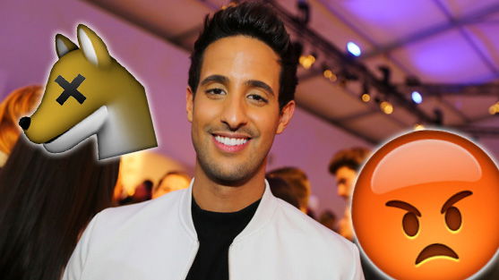 Sami Slimani trägt echten Pelz