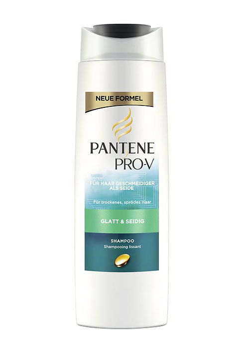 Ohne Silikone: Pantene Pro-V Glatt & Seidig Shampoo