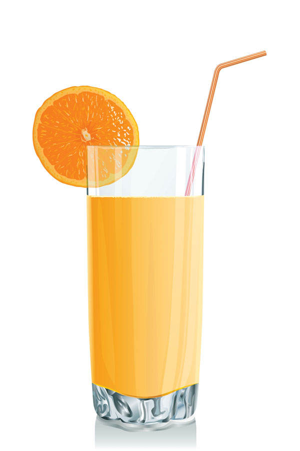 Zunehmen mit Saft