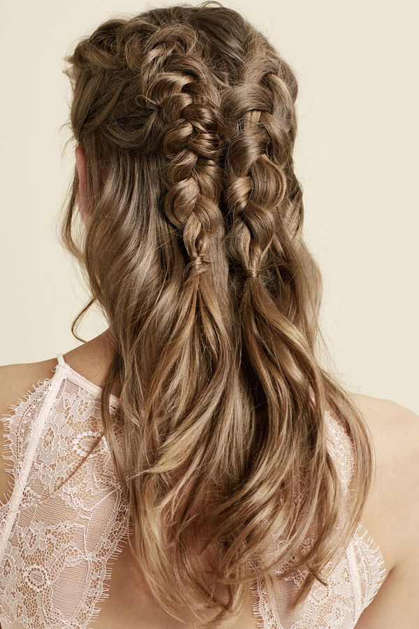 Geflochtene Sommerfrisuren