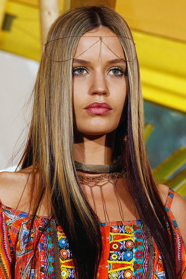 Georgia-May Jagger mit Boho Make-up