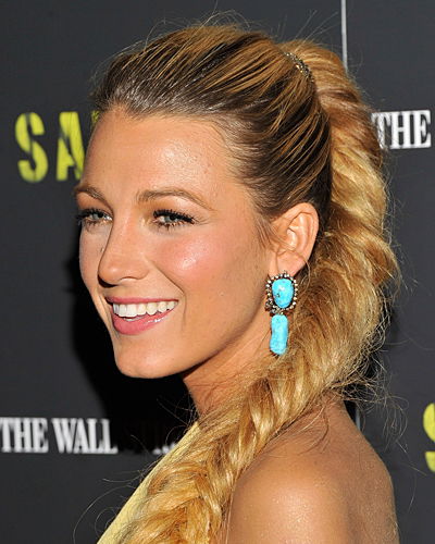 Blake Lively mit Fischgrätenzopf