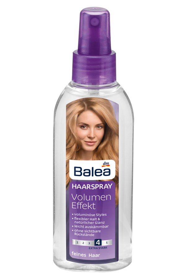 Balea Pumphaarspray Volumen Effekt