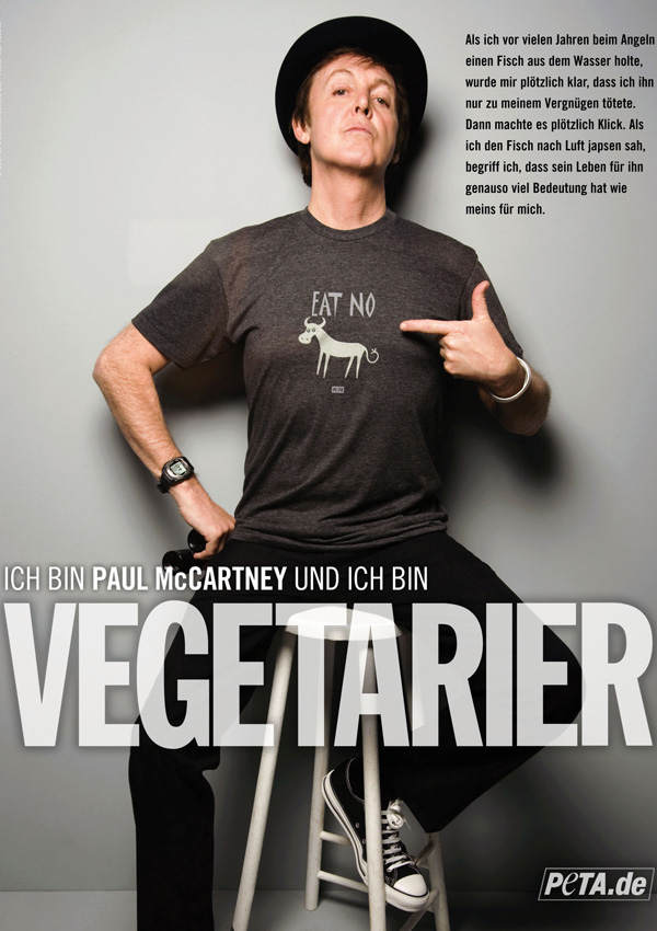 Paul McCartney für PETA