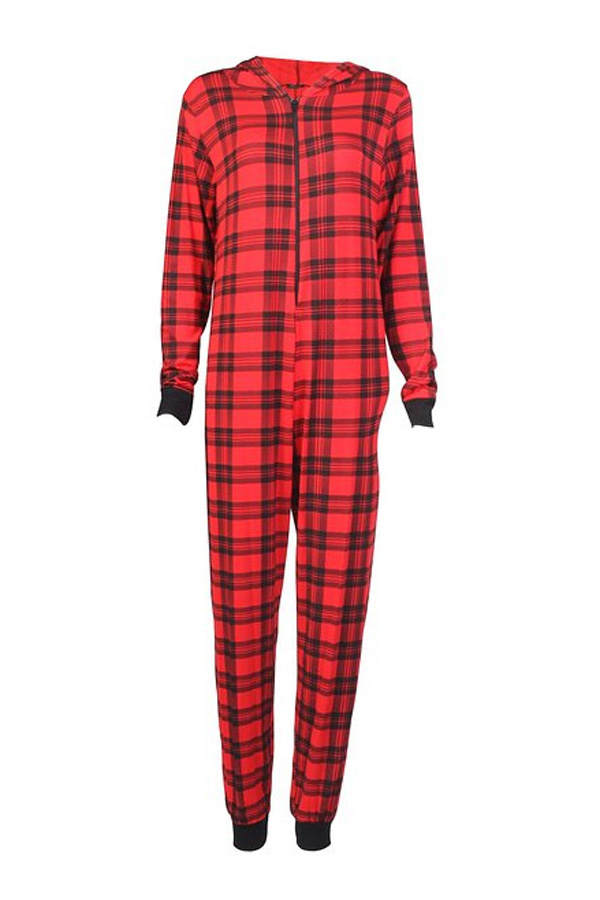 Rot-Karierter Einteiler von Fast Fashion