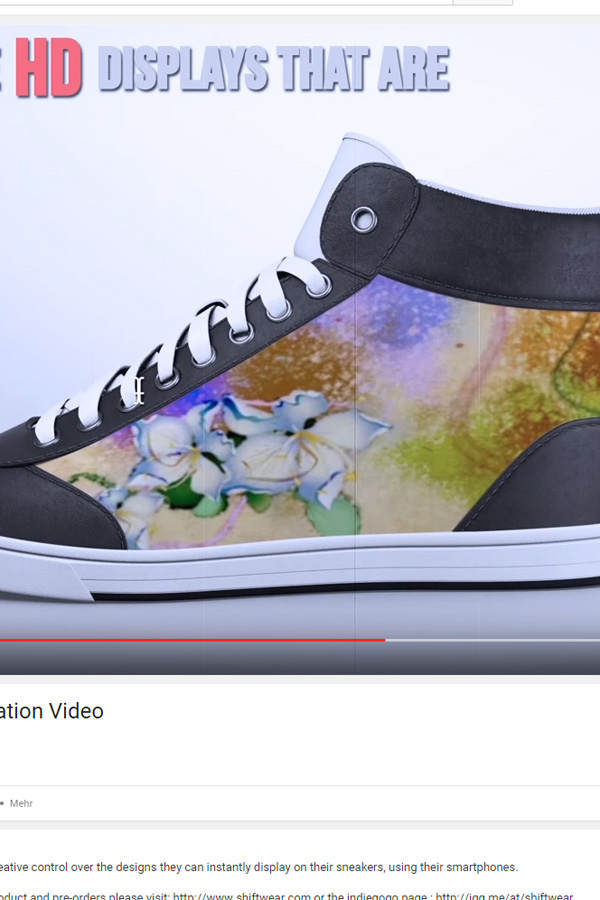 ShiftWear: Schuhe, die das Design anpassen