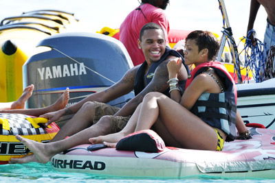 Rihanna mit Ex-Lover Chris Brown