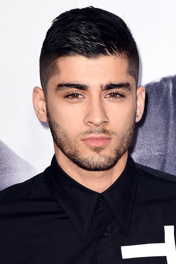Zayn Malik mit Augenbrauen