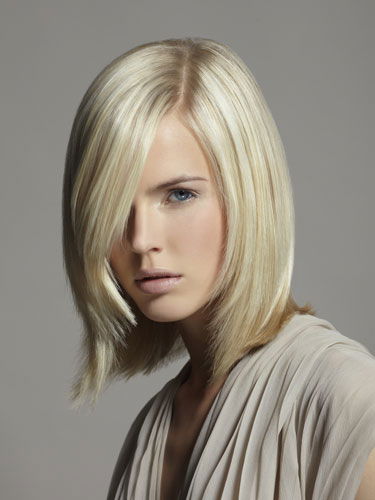 Blonder Longbob