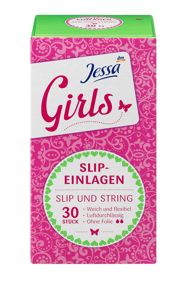 Jessa Girls Slipeinlagen Slip und Sting