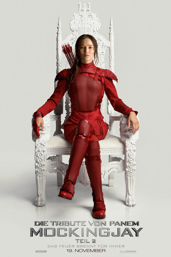 Teaser-Poster mit Katniss