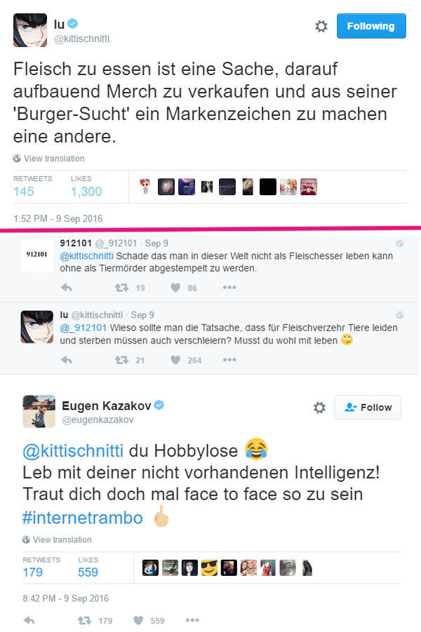 Luna Darko disst Dagi Bee