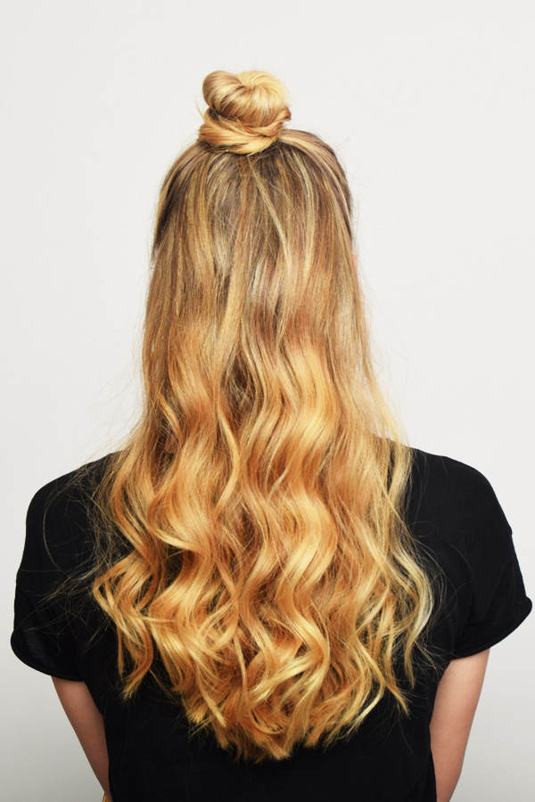 Den Half Bun fixieren