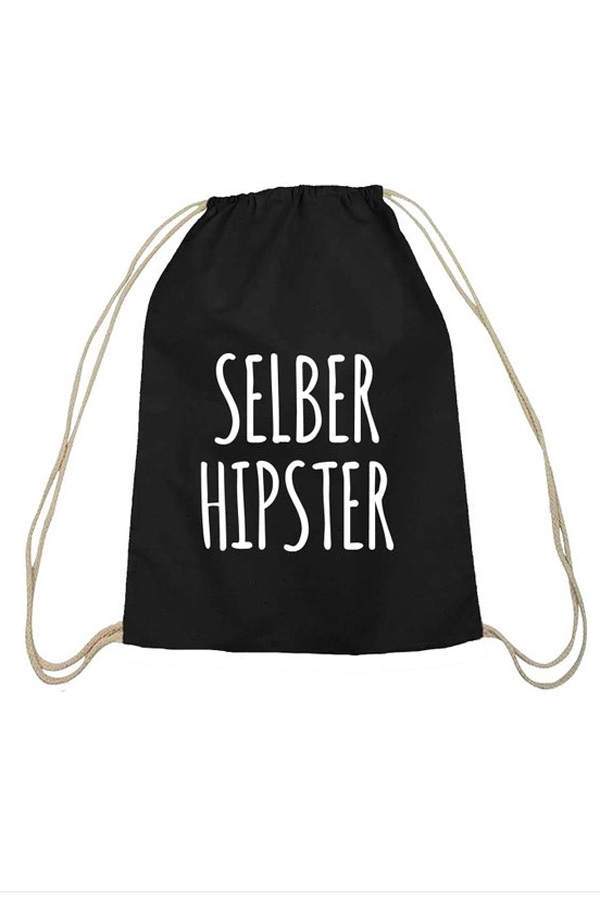 Anti-Hipster-Turnbeutel von Shirtstreet24